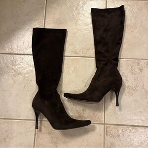 Donald J Pliner Brown Suede Boots